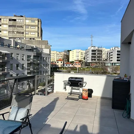 Apartment New With Large Terrace In Matosinhos